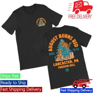 kenny August Burns Red Merch Christmas Cats T Shirt1