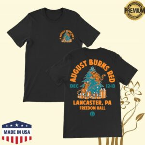 kenny August Burns Red Merch Store Christmas Cats Shirt