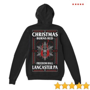 kenny August Burns Red Merch Store Christmas Zip Up Hoodies