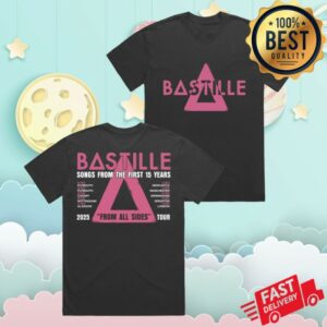 kenny Bastille Merch From All Sides 2025 Black Tour T Shirt0