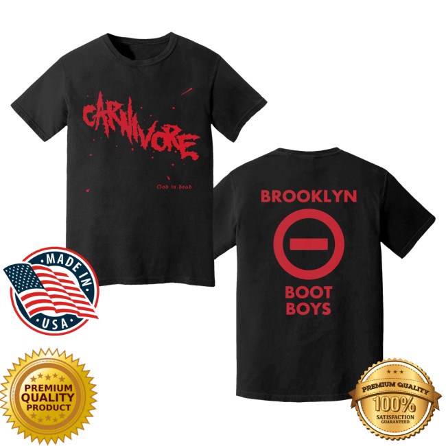 kenny Beyond Human Merch Store Carnivore Brooklyn Boots Boys Tee kenny Beyond Human Merch Store Carnivore Brooklyn Boots Boys Tee