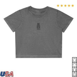 kenny Black Hops Merch Heavy Weight Crop Top