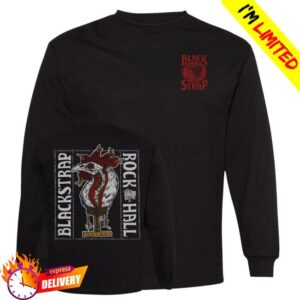 kenny Black Strap Rock Hall Merch Shop Voodoo Rooster Long Sleeve Tee