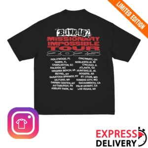 kenny Blink 182 Store Merch Characters 2025 Tour Shirt