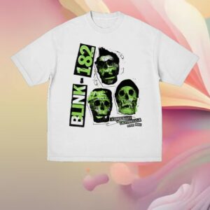 kenny Blink 182 Store Merch White Skull 2025 Tour Shirts kenny Blink 182 Store Merch White Skull 2025 Tour Shirts