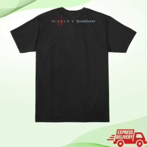 kenny Blizzard Gear Merch Store Diablo X Starcraft The Dark Prelate Black Shirt