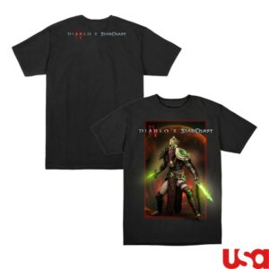 kenny Blizzard Gear Merch Store Diablo X Starcraft The Dark Prelate Black Shirtss