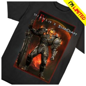 kenny Blizzard Gear Store Merch Shop Diablo X Starcraft The Rebel Marshall Black T Shirte