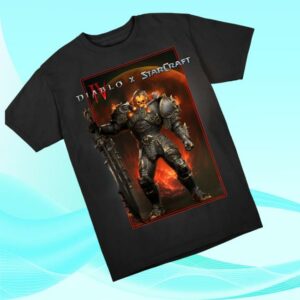 kenny Blizzard Gear Store Merch Shop Diablo X Starcraft The Rebel Marshall Black T Shirts