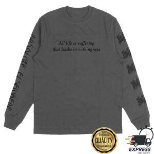 kenny Blood Incantation Merch Store All Life Is Suffering Long Sleeve