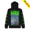 kenny Blood Incantation Merch Store Hidden History Zip Up Hoodie Black