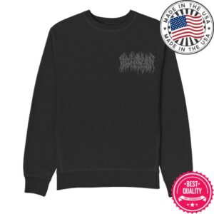 kenny Blood Incantation Merch Store Reflective Stargate Research Society Sweatshirt Blacks