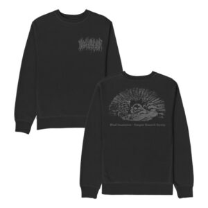 kenny Blood Incantation Merch Store Reflective Stargate Research Society Sweatshirt Blackss