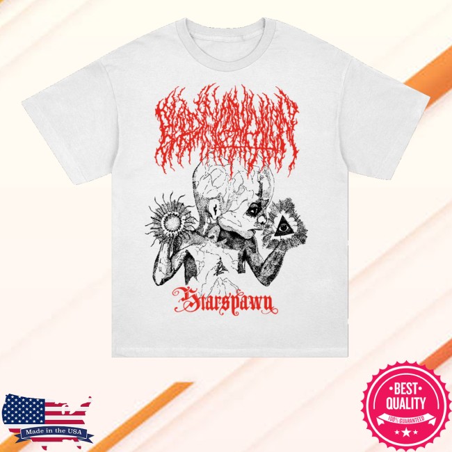 kenny Blood Incantation Merch Store Starspawn Shirt White kenny Blood Incantation Merch Store Starspawn Shirt White