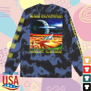 kenny Blood Incantation Merch Store The Message Long Sleeve Marine Dye