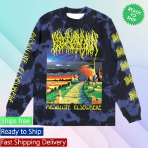 kenny Blood Incantation Merch Store The Message Long Sleeve Marine Dyes