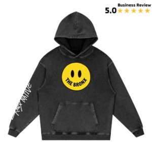 kenny Bronx Native Merch Store The Bronx Happy Snow Washed Loose Cotton Hoodie