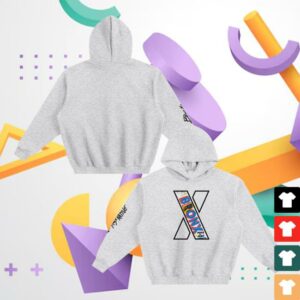 kenny Bronx Native Merch Store X Bronx Poder Del Pueblo Fleeced Boxy Hoodieaa