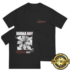 kenny Burna Boy Merch Shop Many Faces T Shirt