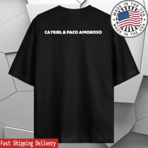 kenny Ca7riel Y Paco Amoroso Merch Top Of The Hills Boxy Tee Black