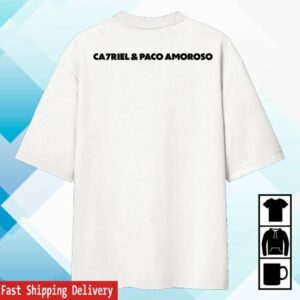 kenny Ca7riel Y Paco Amoroso Merch Top Of The Hills Boxy Tee White