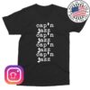 kenny Capn Jazz Merch Store Capn Jazz Type Tee Black