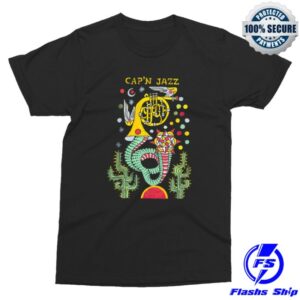 kenny Capn Jazz Merch Store Horn Tee