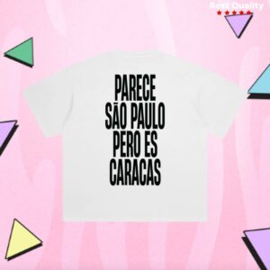 kenny Caracas Merch Store Parece Sao Paulo White Teea kenny Caracas Merch Store Parece Sao Paulo White Teea
