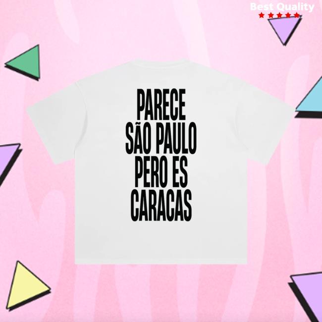 kenny Caracas Merch Store Parece Sao Paulo White Teea kenny Caracas Merch Store Parece Sao Paulo White Teea