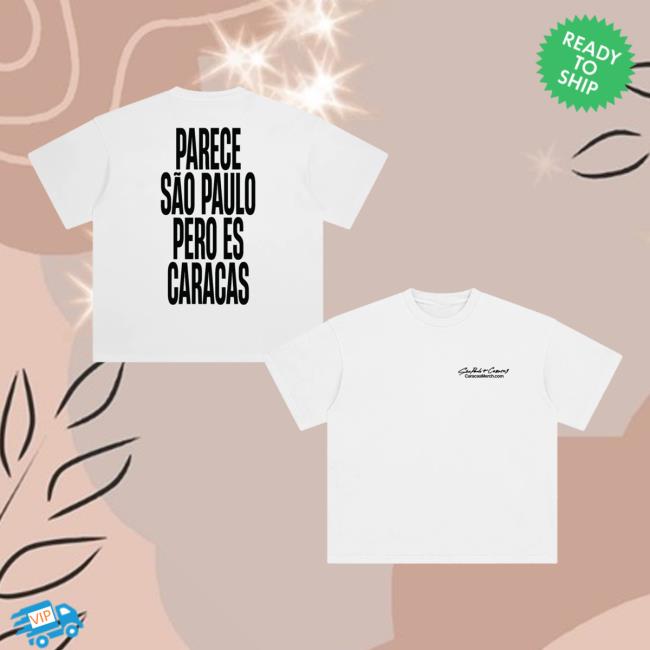 kenny Caracas Merch Store Parece Sao Paulo White Teeaa kenny Caracas Merch Store Parece Sao Paulo White Teeaa