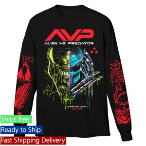 kenny Cavitycolors Merch Avp Showdown Long Sleeve Shirt