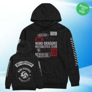 kenny Chantals Clubhouse Merch Store Wind Dragons Mc Hoodie