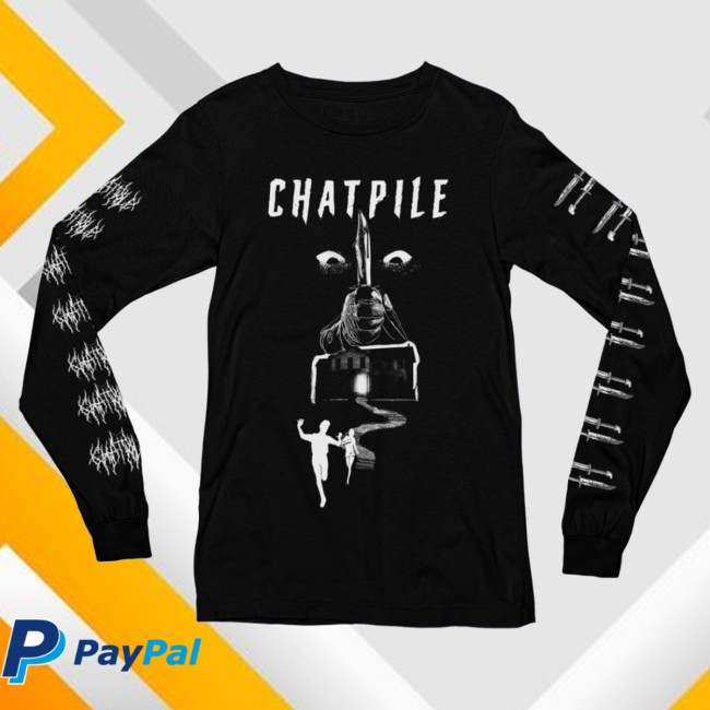 kenny Chat Pile Merch Chat Pile Knife Long Sleeve Tee kenny Chat Pile Merch Chat Pile Knife Long Sleeve Tee