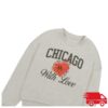 kenny Chicago Over Everything Merch Shop With Love Burning Heart Sweatshirty
