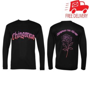 kenny Chingonas Run Chicago Merch Store Chingonas Run Chicago Long Sleeve Tee