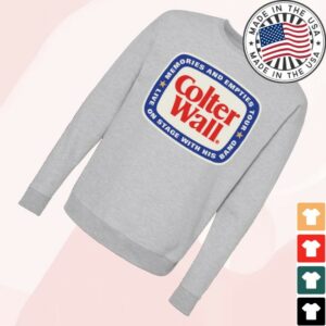 kenny Colter Wall Store Colter Wall On Stage Beer Coaster Crewneck Sweatshirt1