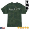 kenny Complex Store Merch Museum Of Peace Quiet Wordmark Tyedye Tee Forest