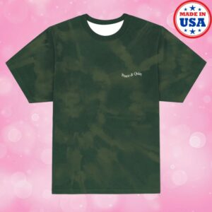 kenny Complex Store Merch Museum Of Peace Quiet Wordmark Tyedye Tee Forest0