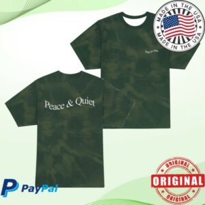 kenny Complex Store Merch Museum Of Peace Quiet Wordmark Tyedye Tee Forest1