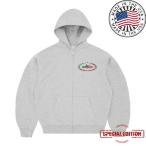 kenny Corteiz Crtzrtw Merch Store Cortears Royale Zip Hoodie Heather Grey