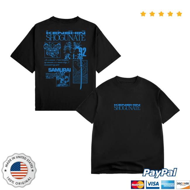 kenny Coryxkenshin Merch Store Shogunate Black Teeaa kenny Coryxkenshin Merch Store Shogunate Black Teeaa