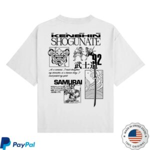 kenny Coryxkenshin Merch Store Shogunate White Teea