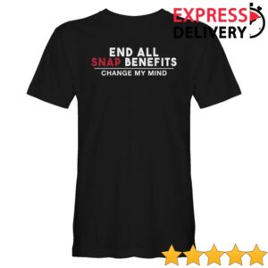 kenny Crowder Shop Merch End All Snap Benefits T Shirt