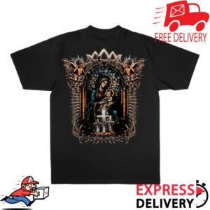 kenny Crowns Guam Merch Store Crowned Savior Tee Blacka