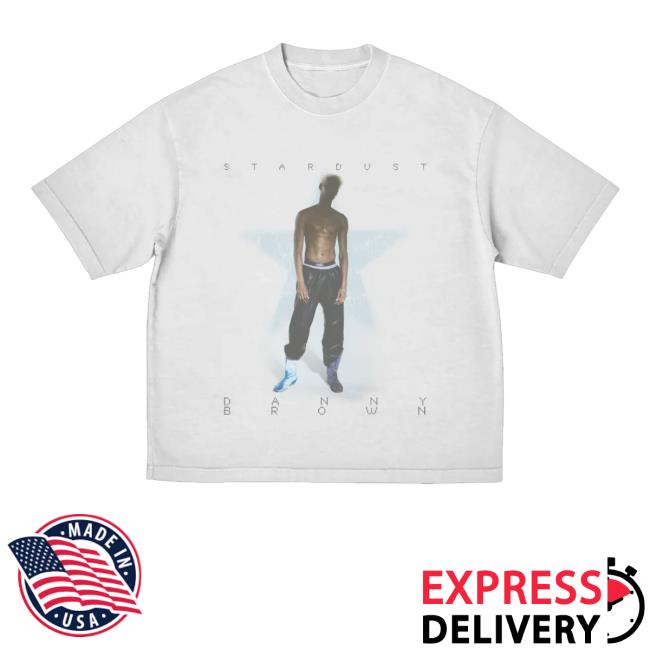 kenny Danny Brown Stardust Merch Shop Stardust Album Cover T Shirt White kenny Danny Brown Stardust Merch Shop Stardust Album Cover T Shirt White