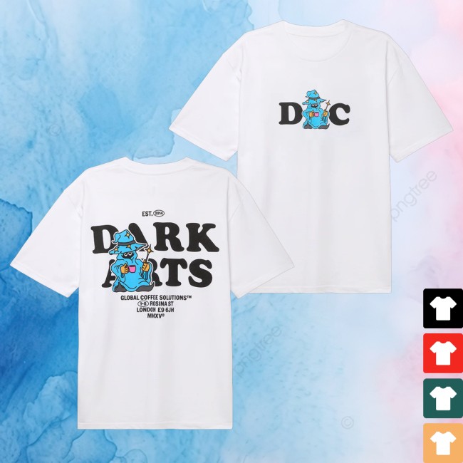 kenny Dark Arts Coffee Merch Wizard Shirt White2 kenny Dark Arts Coffee Merch Wizard Shirt White2