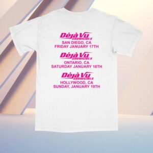 kenny Das Bootleg Merch Store Deja Vu Tour Shirt White