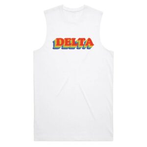 kenny Delta Goodrem Merch Delta Rainbow Logo Unisex Tank