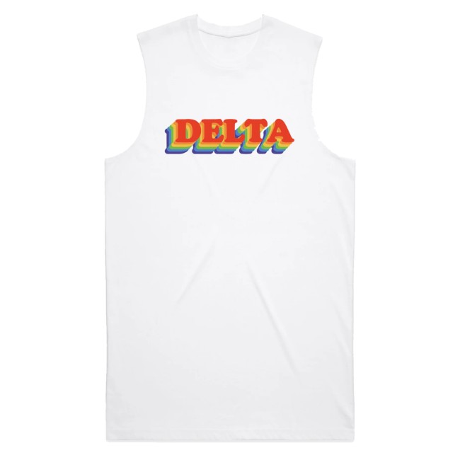 kenny Delta Goodrem Merch Delta Rainbow Logo Unisex Tank kenny Delta Goodrem Merch Delta Rainbow Logo Unisex Tank