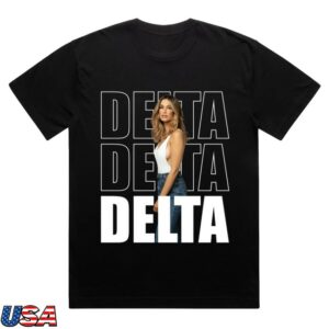 kenny Delta Goodrem Merch Oversized Delta Logo Unisex Shirt
